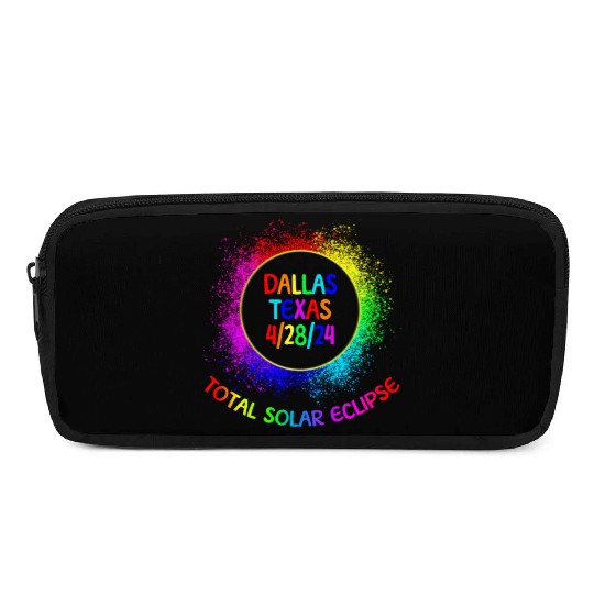 Total Solar Eclipse Dallas Texas 4/28/24 Kids Pencil Cases
