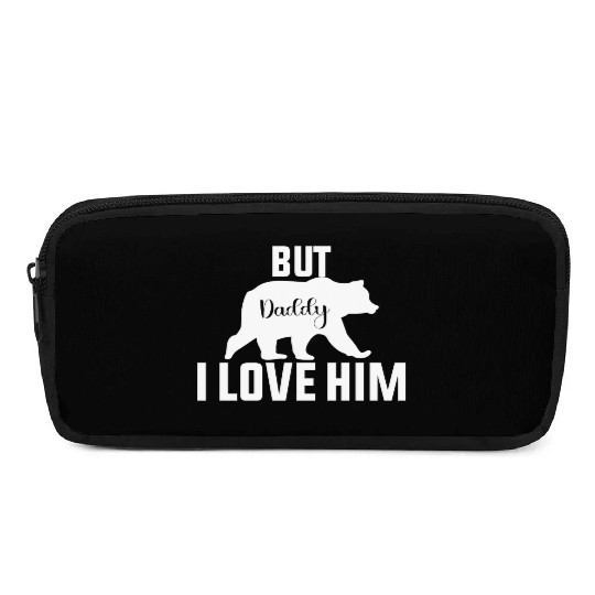 But Daddy I Love Him Retro Groovy Wavy Style Funny Pencil Cases