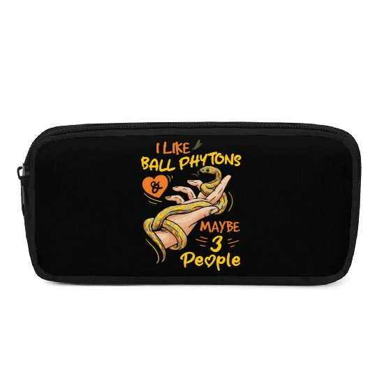 Reptile Collector Boa Serpent Snake Lover Ball Pencil Cases