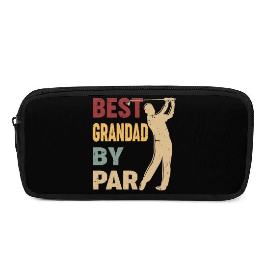 Best Grandad By Par Funny Golf Vintage Pencil Cases