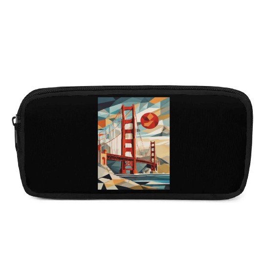 Golden Gate Bridge California Pencil Cases, Golden Gate