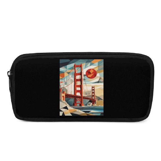 Golden Gate Bridge California Pencil Cases, Golden Gate