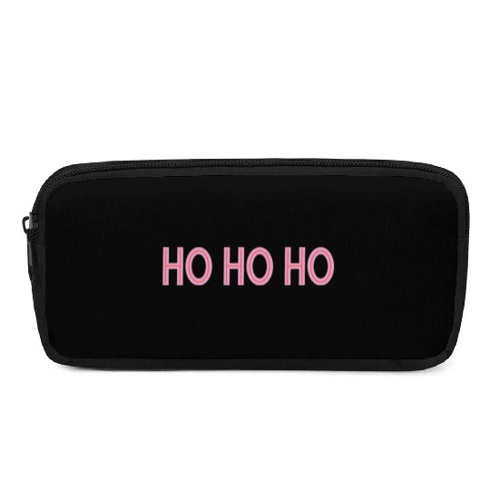 Ho Ho Ho Pink Christmas Pencil Cases