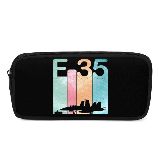 F35 Vintage Air Force Fighter Jets Pencil Cases