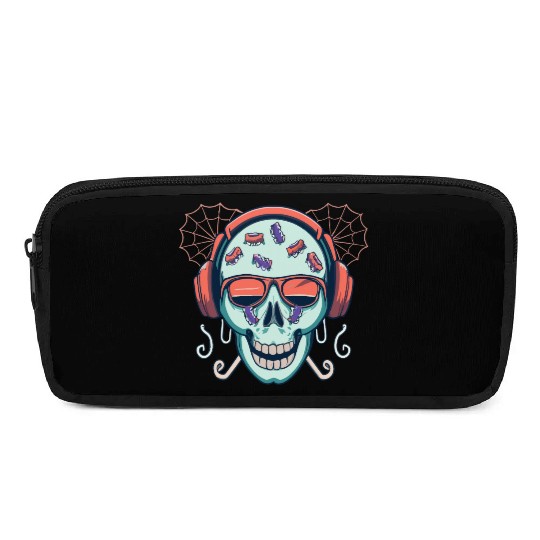 Skull Candy Halloween For Music Pencil Cases
