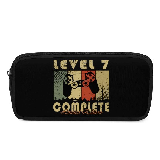 7th birthday level 7 gamer gift Pencil Cases