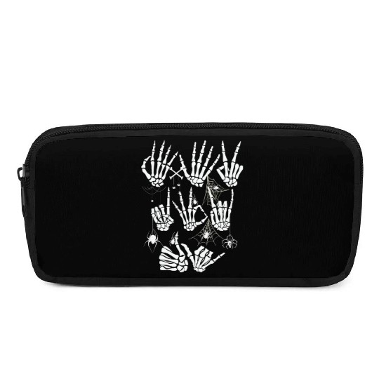 Skeleton Hand Pencil Cases