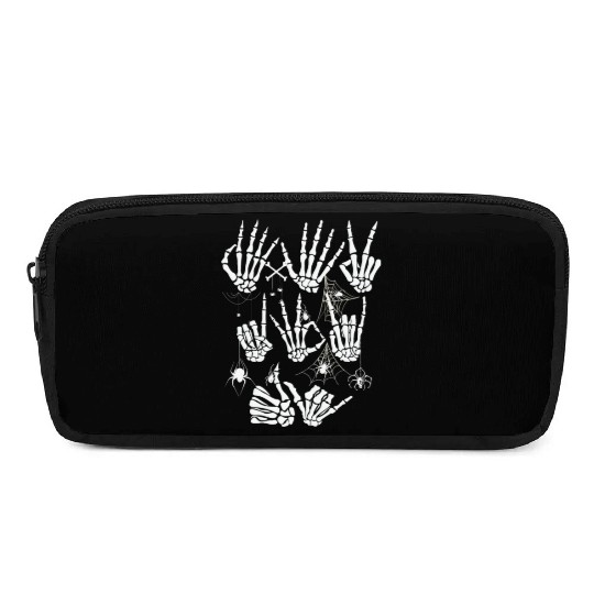 Skeleton Hand Pencil Cases