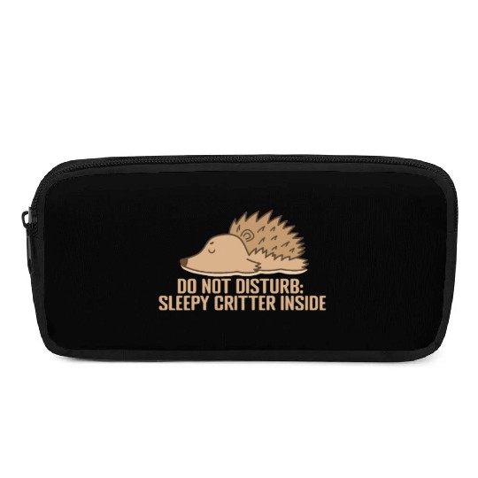Do not disturb: Sleepy Critter inside Pencil Cases