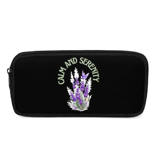 Calm And Serenity Pencil Cases, lavender flower of calm