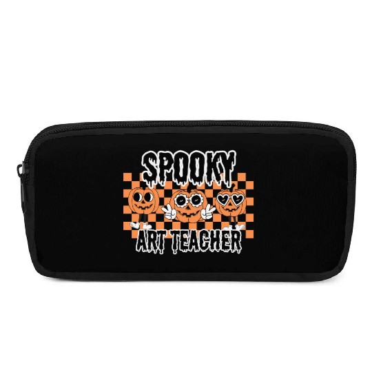 Halloween Spooky Art Teacher Pencil Cases