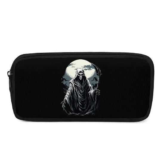 Spooky Halloween Grim Reaper Pencil Cases
