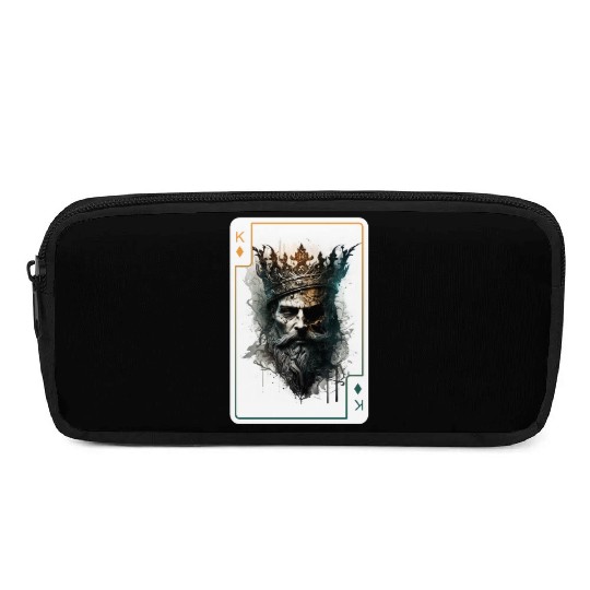 Poker Card Game Scary Halloween Pencil Cases