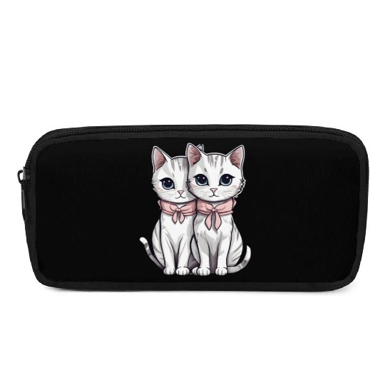 there are two kittens Pencil Cases