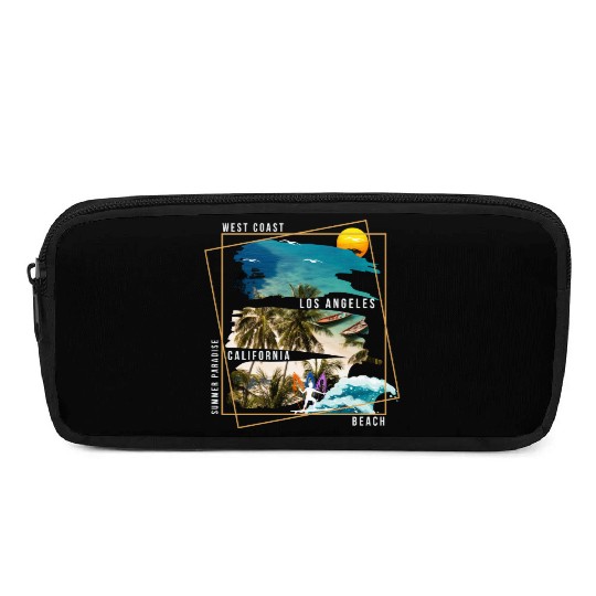 West Coast Los Angeles California Beach Pencil Cases