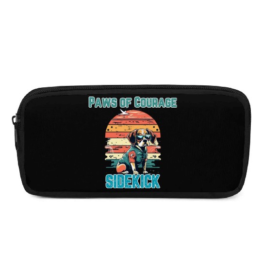 Courageous Canine Companion Pencil Cases