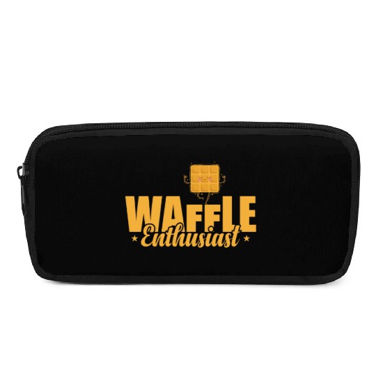Waffle Enthusiast Snack Pastry Baker Pencil Cases