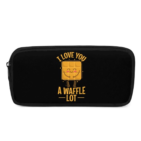 I Love You a Waffle Lot Pastry Pastry Snack Pencil Cases