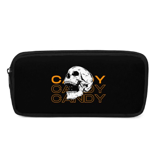 Candy Candy Candy Skull Pencil Cases