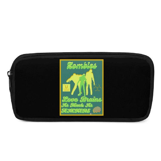 Zombies Loves Brains Teachers Pencil Cases