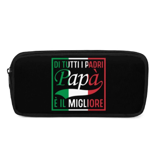 Di Tutti I Padri Papa Italian Flag Father's Day Pencil Cases