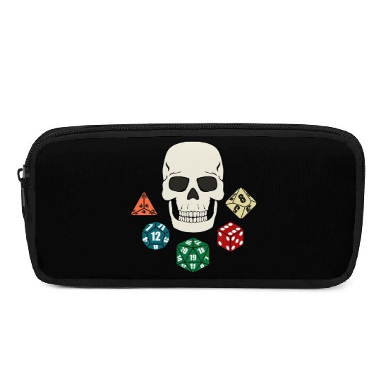 TABLETOP GAMER DICE SKULL PIRATE JOLLY ROGER Pencil Cases