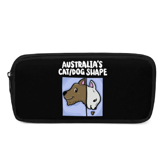Australia's Cat or Dog Shape Australian Pet Lover Pencil Cases