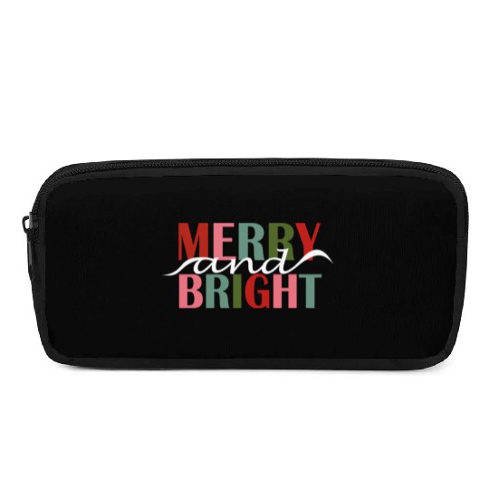 Merry and Bright Pencil Cases
