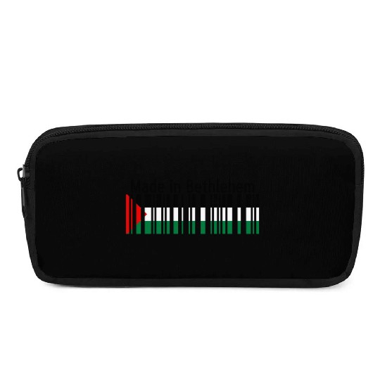Made in Bethlehem Barcode Palestine Flag for Pales Pencil Cases