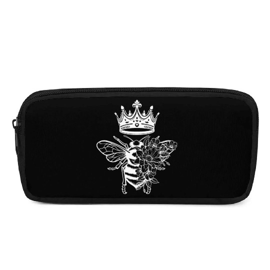 Queen Bee Crown Women Hive Beekeeping Bee Women Pencil Cases