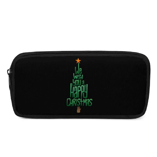 Happy Xmas Tree Pencil Cases