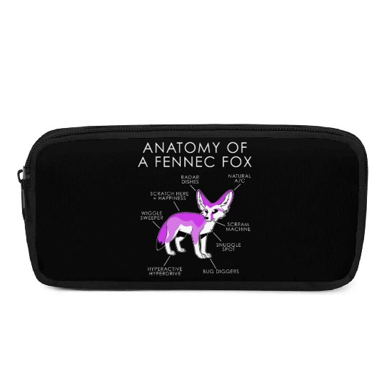 anatomy of zennex fox Pencil Cases