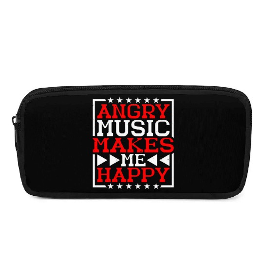 Angry Music Makes Me Happy 6 Pencil Cases