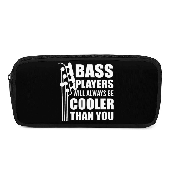 Funny Bass Guitar Player Instrumentalist Pencil Cases