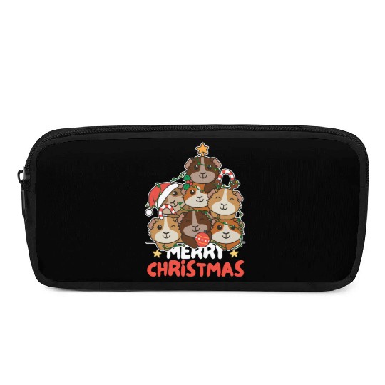 Guinea Pig Christmas Tree Merry Christmas Pencil Cases