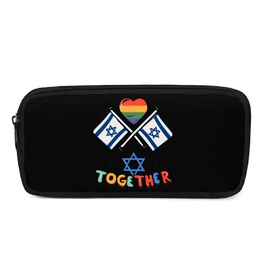LGBTQ community STANDS WITH ISRAEL Pencil Cases