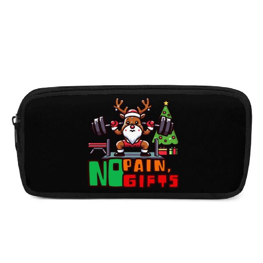 No pain no gifts funny reindeer Pencil Cases