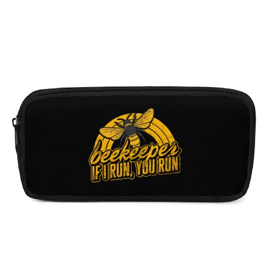 Beekeeper Pencil Cases, Beekeeper If I Run You Run Pencil Cases,