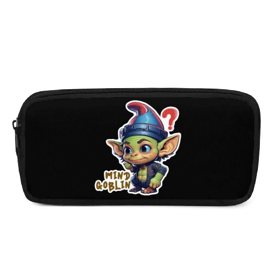 Funny Green Goblin Monster - Mind Goblin Deez Nuts Pencil Cases