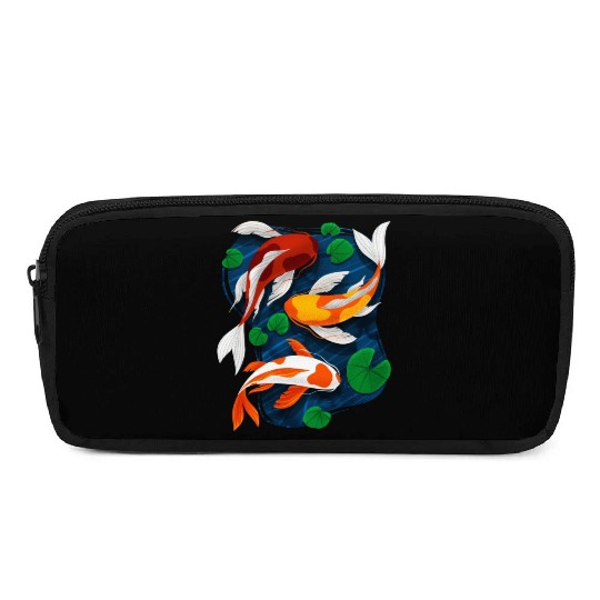 Koi Fish Lover Water Pond Animal Pet Asian Pencil Cases