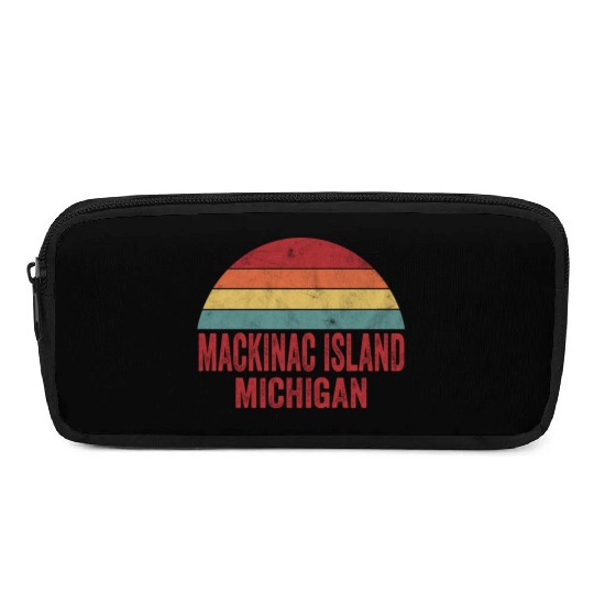 Vintage Mackinac Island Michigan Pencil Cases