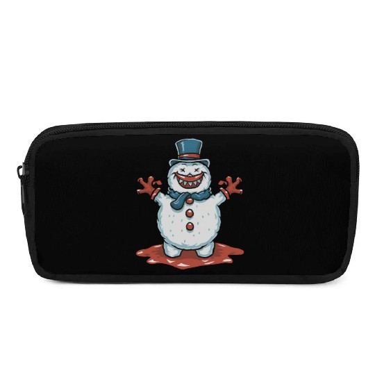 frosty snowman creepy Pencil Cases