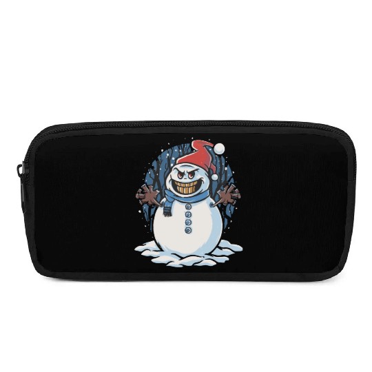 frosty snowman creepy Pencil Cases