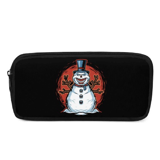 frosty snowman creepy Pencil Cases