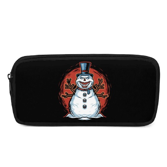 frosty snowman creepy Pencil Cases