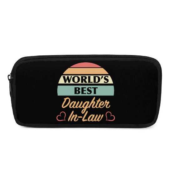 World’s Best Daughter In Law Pencil Cases