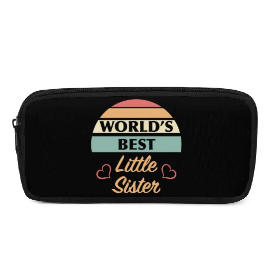 World’s Best Little Sister Pencil Cases