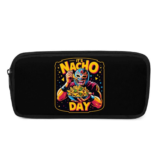 Mexican Wrestling Wrestler Lucha Libre Nacho Pencil Cases