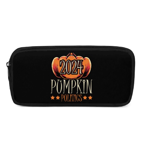 2024 Pumpkin Politics Vote Meme Halloween Voting Pencil Cases