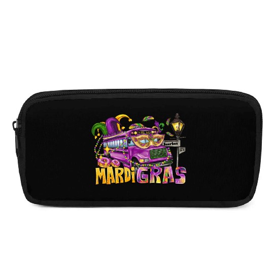 Mardi Gras Pencil Cases